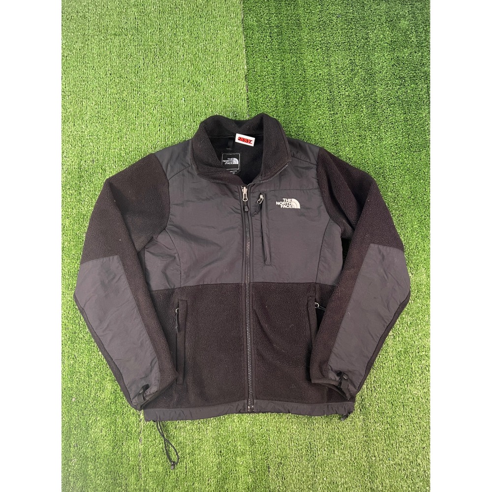 The North Face Denali Fleece Jacket Womens Small Black Full Zip Hiking Coat